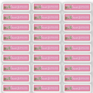 Christmas Lip Gloss Packaging Logo Branding