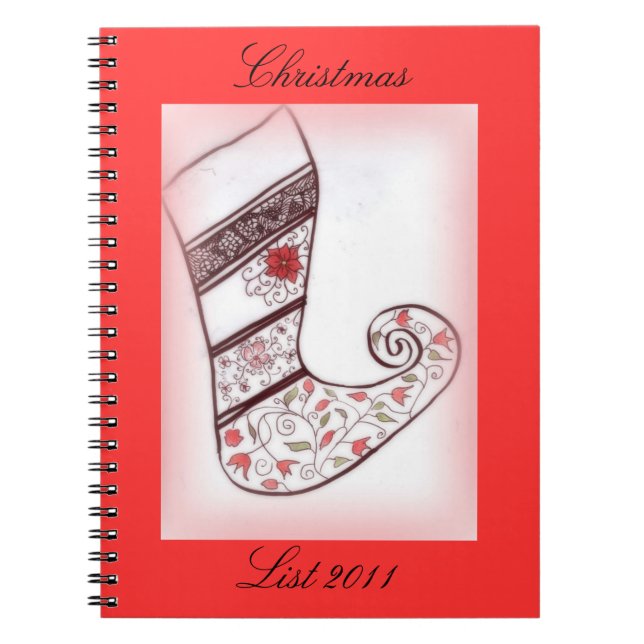 Christmas List Notebook (Front)