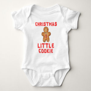 CHRISTMAS LITTLE COOKIE Baby Boy Jersey Bodysuit