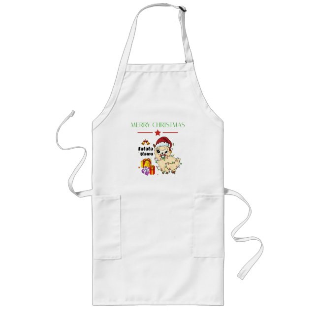 Christmas Llama Apron (Front)