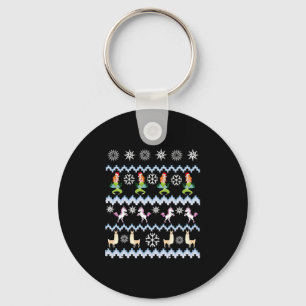 Christmas Llama, Christmas Unicorn, Mermaid Keychain