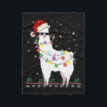 Christmas Llama Santa Hat Ugly Xmas Tree Alpaca Gi Fleece Blanket<br><div class="desc">Christmas Llama Santa Hat Ugly Xmas Tree Alpaca Gift</div>