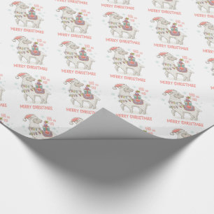 Christmas Llama Wrapping Paper