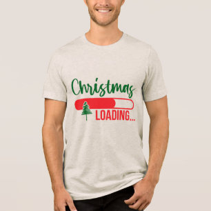 Christmas LOADING Tri-Blend Shirt