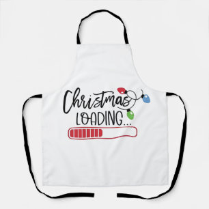 Christmas Loading Xmas Lights  Apron
