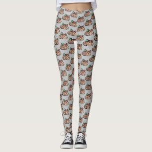 christmas log leggings