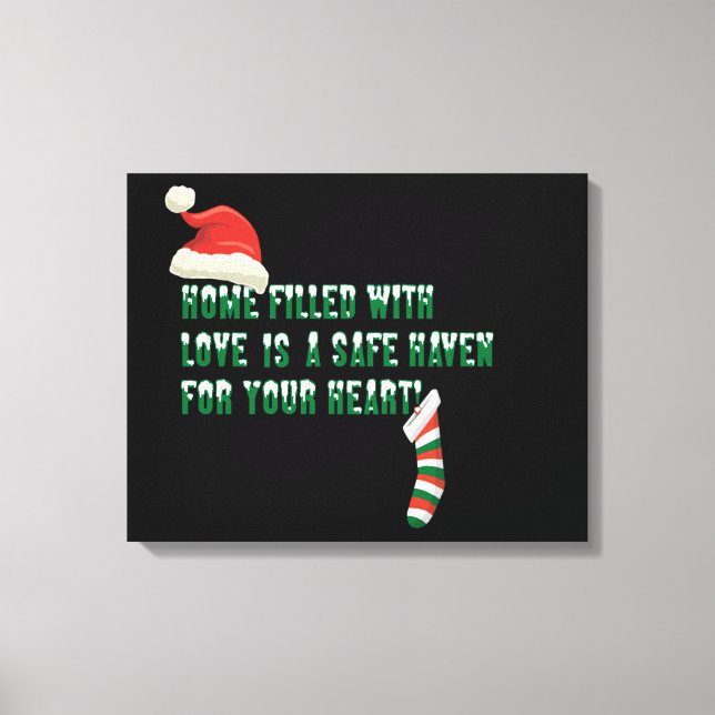 CHRISTMAS LOVE   CANVAS PRINT (Front)