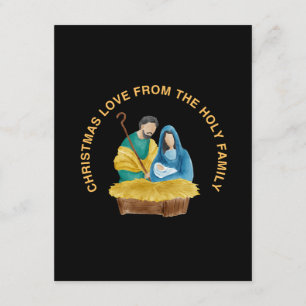 CHRISTMAS LOVE FROM THE HOLY FAMILY ENCLOSURE CARD