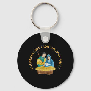 CHRISTMAS LOVE FROM THE HOLY FAMILY KEYCHAIN