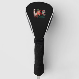 Christmas Love Gingerbread Golf Head Cover