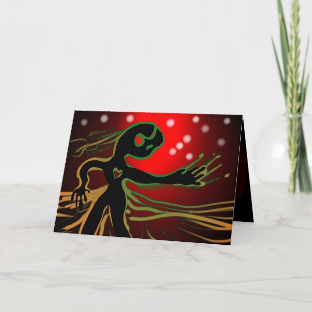 Christmas love holiday card (Front)