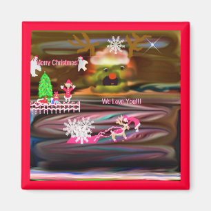 Christmas Love Magnet