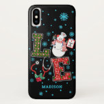 Christmas Love Nurse Cute Medical Snowman Name Case-Mate iPhone Case<br><div class="desc">This modern design features the text "Love" in modern fun typography accented with a snowman nurse,  stethoscope,  snowflakes,  holly and candy canes. Personalized with your name by editing the text in the text box provided #nurse #nurselife #doctor #medical #health #christmas #iphone #iphonecases #cases #electronics</div>