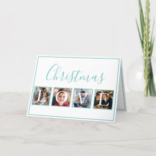 Christmas Love Photo Holiday Script Christmas Card