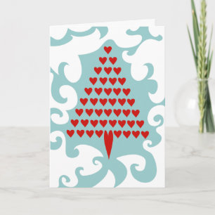 Christmas Love Tree Holiday Card