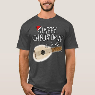 Christmas Lute Lutenist Musician Xmas 2022 T-Shirt