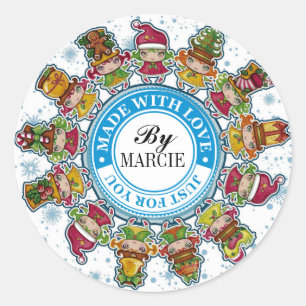 Christmas Made With Love Sticker - SRF