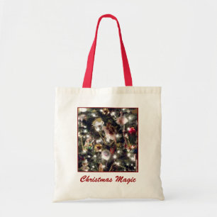 'Christmas Magic' Budget Canvas Tote Bag