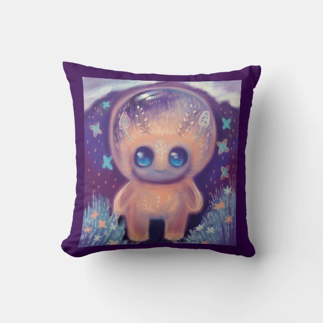 christmas magic character  throw pillow (Front)