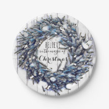 Christmas Magic Holiday Party Plates