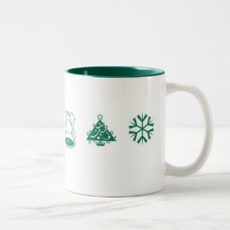 Christmas magic Two-Tone coffee mug
