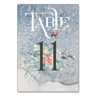 Christmas Magic/Wedding Reception Table #11 Number