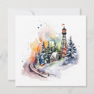 "Christmas Magic & Wonderous Views" Card