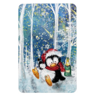 Christmas Magnet Happy Penguin - Fun