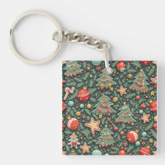 christmas magnets keychain