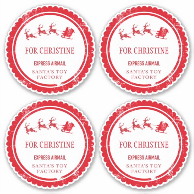 Christmas Mail From Santa North Pole Delivery (Front)