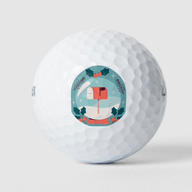 christmas mail golf balls (Front)