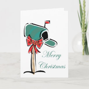 Christmas Mailbox Holiday Card