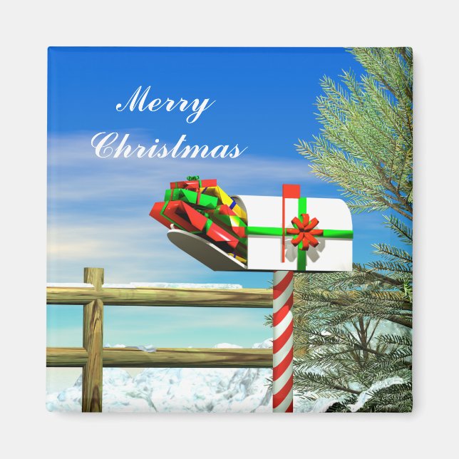 Christmas Mailbox Magnet (Front)