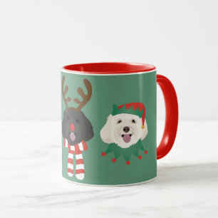 Christmas Maltipoo Dogs Mug