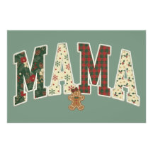 Christmas Mama Faux Patchwork Pattern II