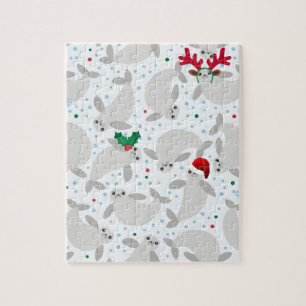 christmas manatee jigsaw puzzle