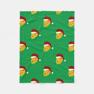 Christmas Mango Fleece Blanket