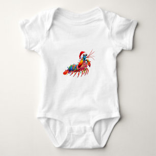 Christmas Mantis Shrimp Odontodactylus Colourful Baby Bodysuit