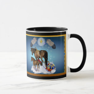 Christmas Mare and Colt Mug