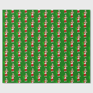christmas Marjorie Taylor Greene santa claus Wrapping Paper