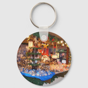 Christmas Market in Hamburg Keychain