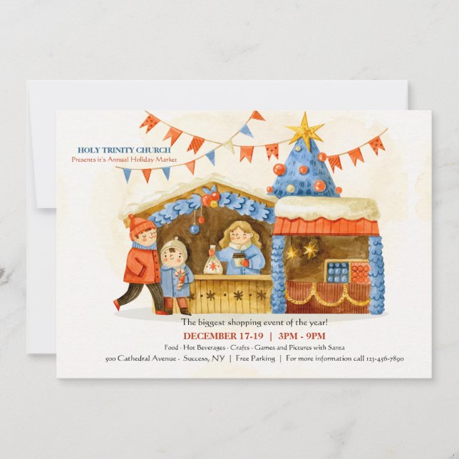 Christmas Market Invitation (Front)