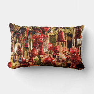 Christmas Market Lumbar Pillow