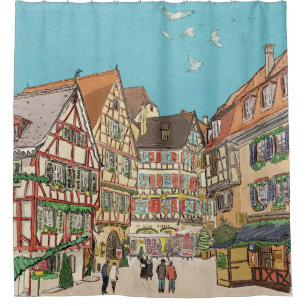 Christmas Market Strasbourg France Retro-inspired