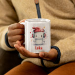 Christmas Marshmallow Personalized Mug<br><div class="desc">Christmas Marshmallow Personalized Mug</div>