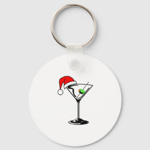 Christmas Martini Keychain