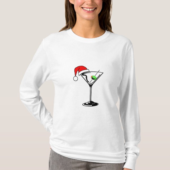 Christmas Martini T-Shirt (Front)