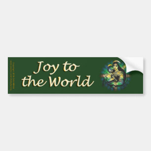 Christmas Mary and Jesus Bumper Sticker
