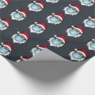 Christmas Masked Santa Wrapping Paper