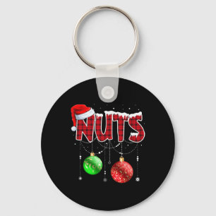 Christmas Matching Couple Family Chestnuts 2 Keychain
